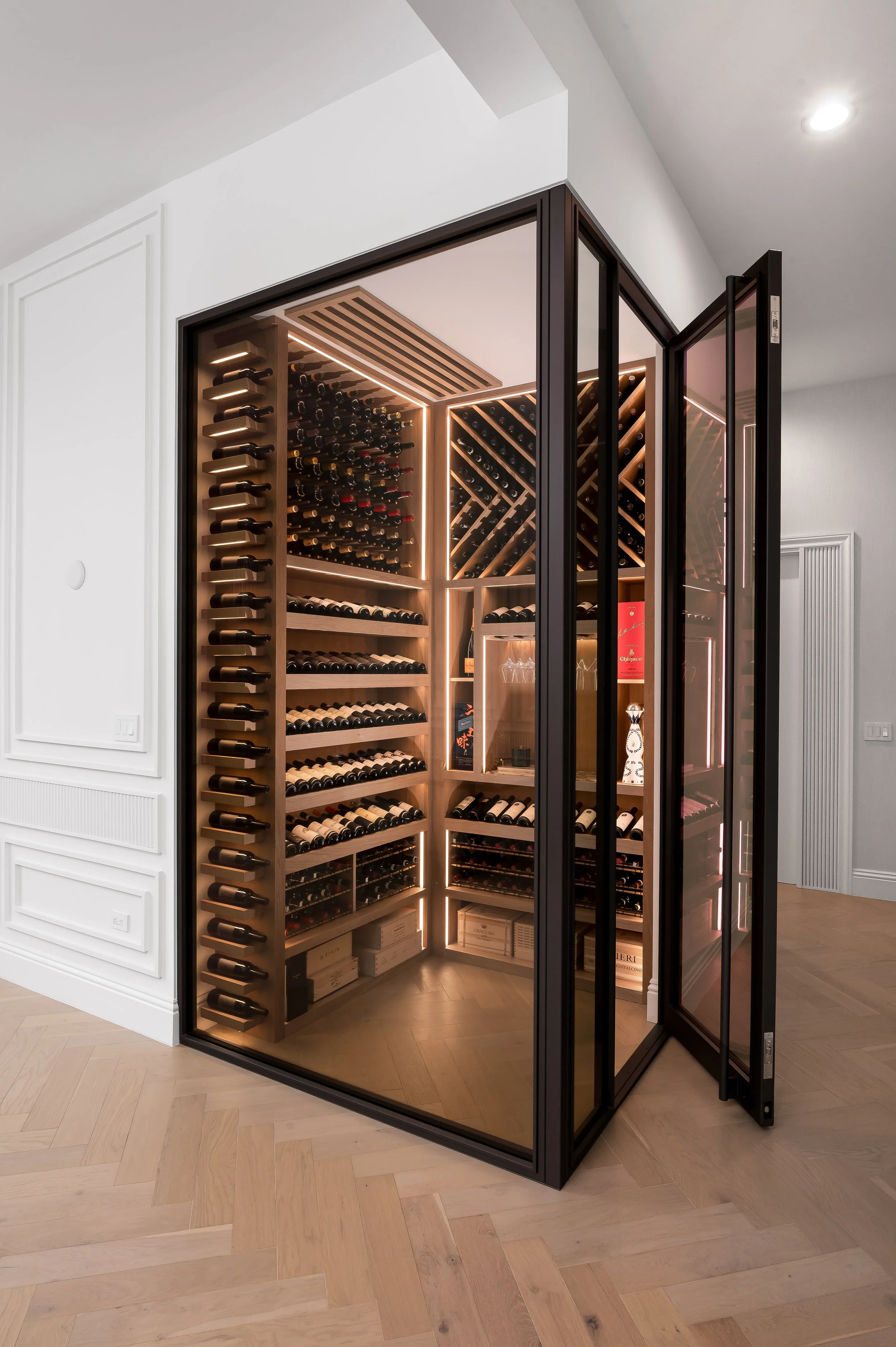 Steel Wine Room Door Gallery — MAIDEN STEEL